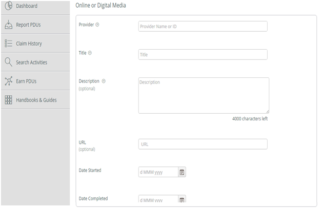 provider of your online or digital media pdu