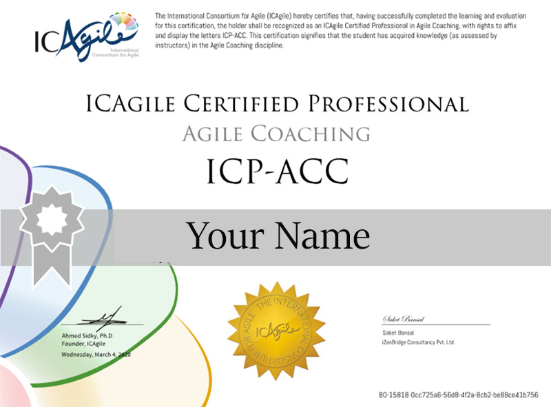 ACC Certificate