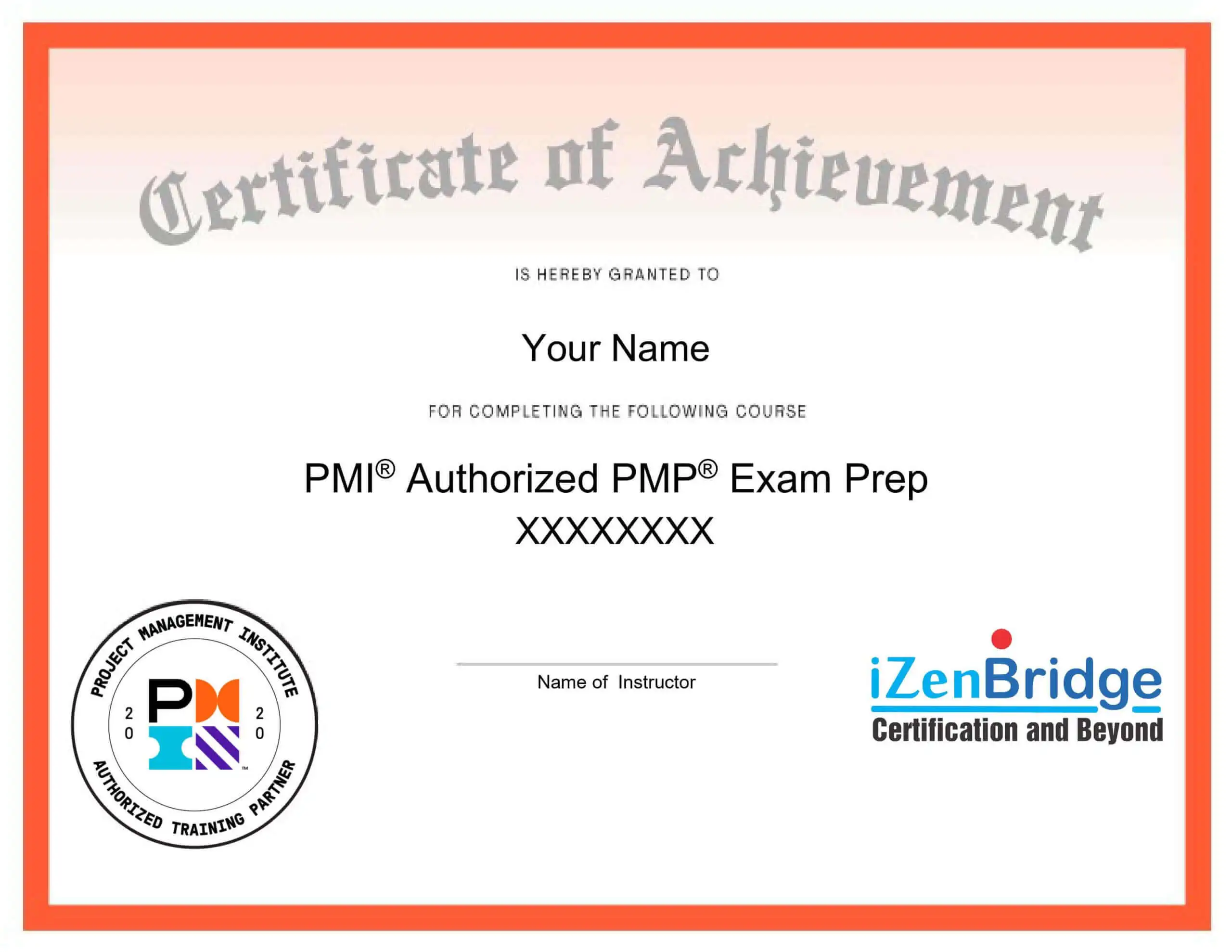 PMP Certificate