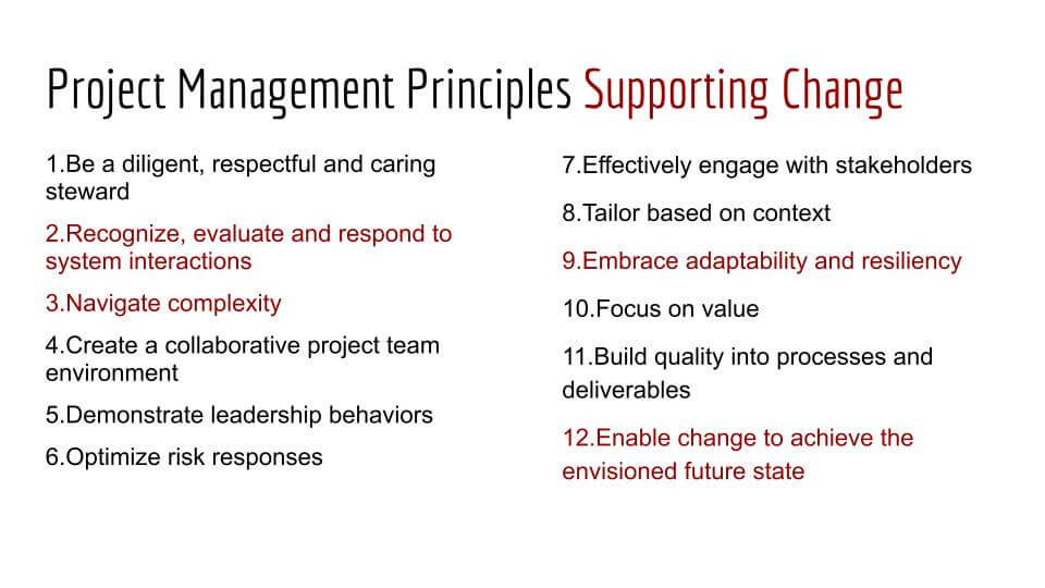 Supporting Organizational Changes